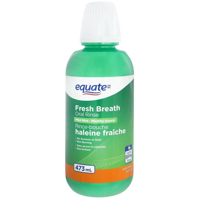 Rince-bouche haleine fraîche Menthe douce Equate