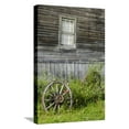 thumbnail image 1 of Wagon Wheel in Old Gold Town Barkersville, British Columbia, Canada, Home  Hearth Scenic Transportation Stretched Canvas Wall Art by Michael DeFreitas Sold by Art.Com, 1 of 5