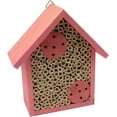 thumbnail image 6 of Cestari Kitchen Bamboo Tube & FSC Fir Bee Hotel for Native Bees, Hanging or Flat Mount, Rose Pink, 6 of 8