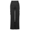 thumbnail image 5 of Odeerbi Cargo Pants Women Parachute Pants Wide Leg Palazzo Pants Solid Hippie Punk Trousers Streetwear Jogger Pocket Loose Long Overalls Black, 5 of 6