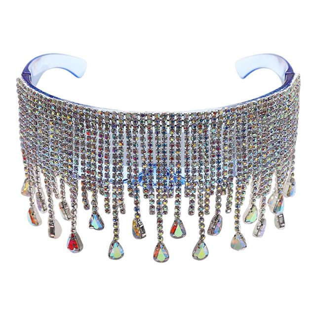Gafas de diamantes de imitación para mujer, gafas de sol de Azul Yuyangstore gafas de sol de mujer