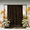 Brown, variant on SNITIE Velvet Backdrop Curtains - 52"W x 96"L, 2 Panels, Rod Pocket. For Wedding/Birthday/Photo Booth/Wall Hanging, 14 Colors.