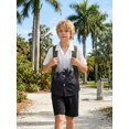 thumbnail image 2 of PureChapter Boys' Clothing Sets Boys Summer Outfits Hawaiian Short Sleeve Shirts Matching Shorts 2-Piece for Beach Vacation, 2 of 7