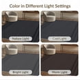 thumbnail image 7 of ODIKA 6'x9' Black Charcoal Modern Geometric Washable Area Rug Sleek Design with Minimalist Appeal Non-Slip, Chair-Friendly, for Dining Room, Under Table, Office Décor, 7 of 7
