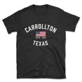 thumbnail image 1 of Carrollton Texas Patriot Men's Cotton T-Shirt, 1 of 1