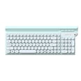 thumbnail image 4 of 2.4G Keyboard Mouse Set Wireless Ergonomic Combo Quiet Operation Auto Sleep Mode Retro Round Key Caps Plug N Play, Black, 4 of 8