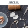 thumbnail image 3 of unbranded 5Ud Colgante Oval Vintage En Inoxidable Para Collares Y Proyectos Personalizados, 3 of 6