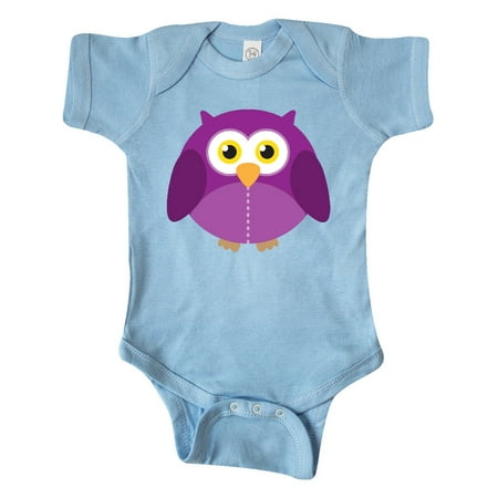 

Inktastic Purple Owl Bird Gift Baby Boy or Baby Girl Bodysuit