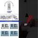 thumbnail image 2 of Projection alarm clock digital clock with time temperature projection(H-4), 2 of 5