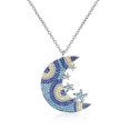 thumbnail image 1 of Gargantilla Luna Collar Dije Plata Ley 925 + Estuche Regalo V VAROURO EST.1991 Gargantilla, 1 of 7