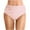 ZA Light Pink, variant on MNCEKFOD Women's Tummy Control Swim Bottoms Floral High Waist Ruched Belly Control Bikini Swim Shorts Comfortable And Stylish Swimsuit Bathing Suit Bottoms Dark Purple L