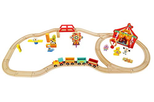wooden circus toys