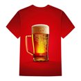 thumbnail image 4 of PEZHADA T-Shirts pour Femmes Mode T-Shirts Imprimés Manches Courtes Blouse Col Rond T-Shirt Décontracté Hauts T-Shirts Manches Courtes, 4 of 9