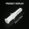 thumbnail image 3 of Plastic Expansion Plug (Wall Anchor Tube), Heavy-Duty Pe Expansion Anchors Provide Superior Drywall Hold Strength (50Lbs Each), Reducing Wall Repair Frequency In Rental Properties, By Meiiso, 3 of 6