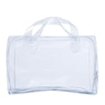 thumbnail image 1 of Bolsa transparente para almacenar leche materna, impermeable, para artículos de tocador, para mujeres y bebés, 4 l, color transparente de PVC., 1 of 14