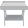 thumbnail image 5 of 30" x 24" 16-Gauge Stainless Steel Equipment Stand with Galvanized Undershelf EQT-163024., 5 of 7