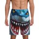 thumbnail image 1 of Balery Cartoon Cute Shark Pantalones cortos de pijama de punto de algodón para hombre con cinturilla y bolsillos-Medium, 1 of 6