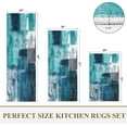 thumbnail image 2 of Farmhouse Kitchen Rugs Sets of 3, Kitchen Runner Rugs Non Slip Washable, Boho Kitchen Mats for Floor, Indoor Door Mat Entrance, Laundry Room Rug, Thick Kitchen Floor Mat Carpet, 2 of 6