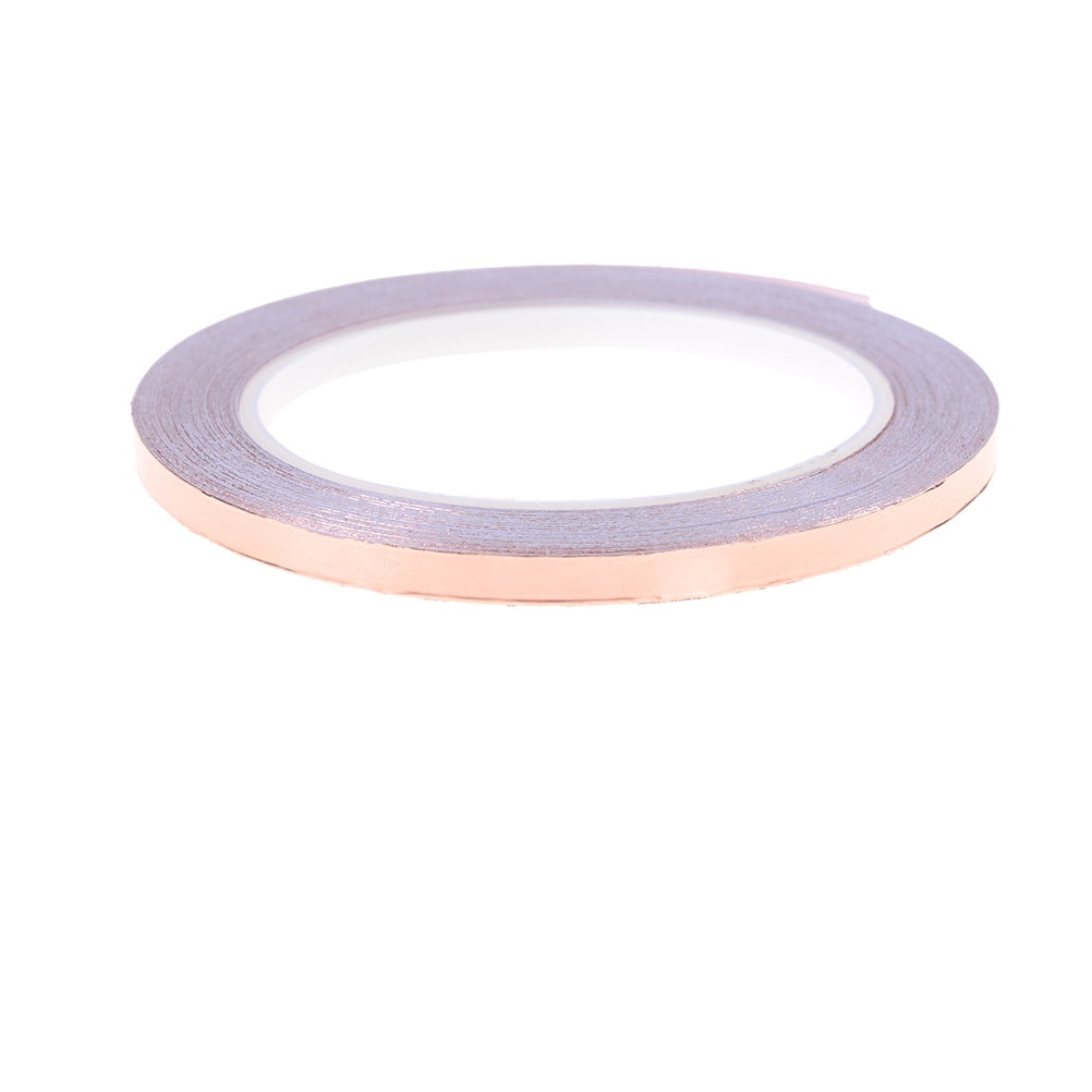 6mmx10m Copper foil shielding tape conductive self adhesive heat insul.PI 