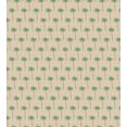 thumbnail image 3 of Palm Trees Duvet Cover Set, Grid Composition Backdrop with Palm Leaves Illustration Pattern, Decorative 3 Piece Bedding Set with 2 Pillow Shams, King Size, Pale Sepia and Multicolor, by Ambesonne, 3 of 3