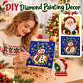 thumbnail image 2 of Pearl and Diamond Art Kits for Adults, Snowman Craft Kit with Pearls Diamonds and Easel, Charming Christmas Tabletop Decoration to Assemble, 2 of 8