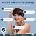 thumbnail image 2 of MyHalos 3D Mulberry Silk Sleep Mask for Women & Men with Cups, Blackout - Silk Eye Masks for Sleep Anywhere, Travel, Night, Face, Side, 2 of 8