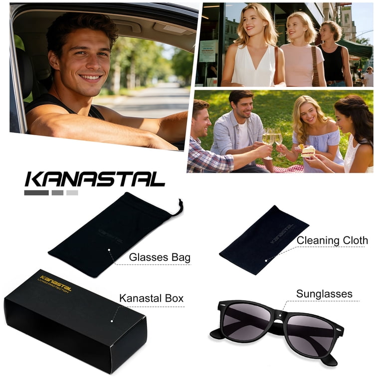 Kanastal Photochromic Sunglasses, Adaptive Square Frame photo 7