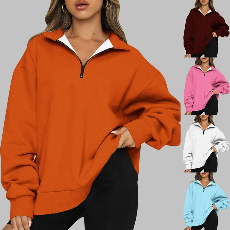 Half zip crewneck sweatshirts 2025