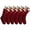 Burgundy, variant on Christmas Stockings, 14 Inch White Cable Knitted Stockings for Xmas Family Holiday Fireplace Decorations, 6 Pack