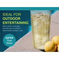 thumbnail image 5 of Vaso de plástico Arrow Home Products, 480 ml, juego de 6 unidades, transparentes, 5 of 5