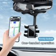 thumbnail image 2 of Soporte giratorio y retráctil para teléfono de automóvil Soporte multifuncional para teléfono con vista trasera, Soporte universal para teléfono con vista trasera giratoria de 360 grados para todos lo JFHHH pequeña, 2 of 5