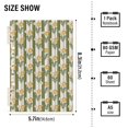 thumbnail image 2 of FORMRS 1-Subject Spiral Notebook 8" x 5" College Ruled 60 Refillable Sheet A5 Hard Cover, Olive Green Flowers, 2 of 7