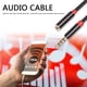 thumbnail image 5 of 5 Uds 1m 3 5mm Altavoz Cable Auxiliar A Cable Extensión Audio, 5 of 9
