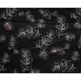 thumbnail image 5 of oneOone Polyester Spandex Black Fabric Leaves Sewing Craft Projects Fabric Prints By Yard 56 Inch Wide, 5 of 6