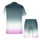 thumbnail image 5 of Mens Pantalones Casuales Cuello Redondo Impresión de Manga Corta Blusa Y Pantalones Cortos Traje, Pantalones de Traje para Hombres, 5 of 5