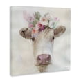 thumbnail image 2 of Stupell Industries Rustic Lodge Betsy Cow with Flowers Canvas Art, 17 x 17, by Stellar Design Studio, 2 of 8