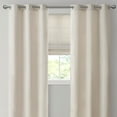 thumbnail image 4 of Dovelina Basketweave Room Darkening Cordless Roman Shade, Beige, 64" L x 39" W, 4 of 11
