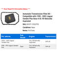 thumbnail image 2 of Automatic Transmission Filter Kit - Compatible with 1998 - 2003 Jaguar XJ8 4.0L V8 1999 2000 2001 2002, 2 of 2