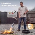 thumbnail image 2 of Propane Torch Weed Burner, High Output Weed Torch with Self Igniter and Turbo Trigger, Heavy Duty Propane Weed torch for Weeding,Melting Snow,BBQ,Roof Asphalt Work$$Garden & Patio, 2 of 7