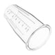 thumbnail image 4 of Vasos de licuadora reemplazables con marcas de medición Accesorios de batidora para batidos Piezas de repuesto de vidrio para batidos Vasos para cocina, 4 of 8