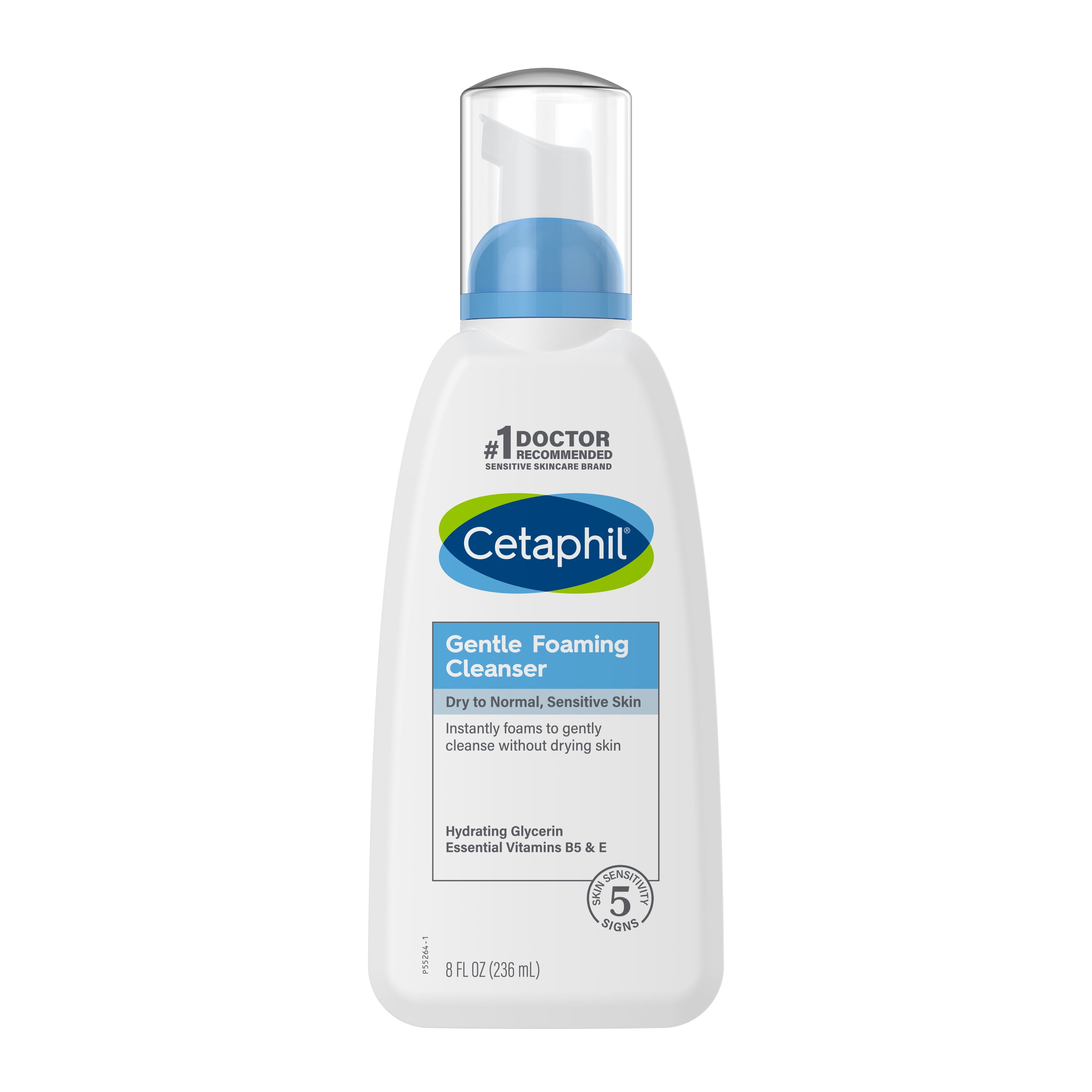 Cetaphil Gentle Foaming Cleanser, Face Wash for Sensitive and All Skin Types, 8 Oz