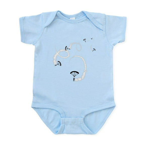 CafePress - Skydive Smokeswirls Infant Bodysuit - Baby Light Bodysuit, Size Newborn - 24 Months