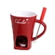 thumbnail image 1 of Matsuzay Juego completo de prácticas tazas de cerámica para calentar alimentos, fiestas, queso, taza de cerámica, taza de café Mostrada rojo, 1 of 6