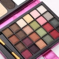 thumbnail image 2 of Caja de polvo cosmético para sombra de ojos, paleta mate con purpurina de 32 colores (serie de flores rojas), 2 of 3