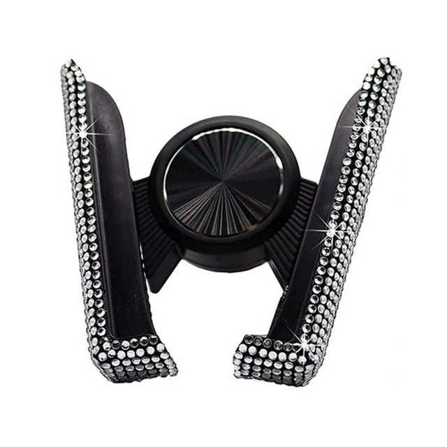 Car Phone Holder Women Bling Diamond Rhinestone Air Vent Mount Stand