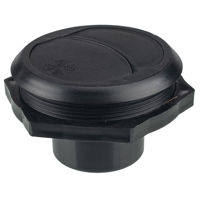 Short Type A/C Round Air Conditioning Vent Outlet for RV Bus Electric Car Caravan Diamter 82mm/75mm Thread Height 17mm (Black)