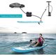 thumbnail image 4 of Adaptador de Kayak de 2 piezas Foohvr Bomba adaptadora Negro Naranja, 4 of 5