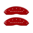 thumbnail image 3 of MGP Caliper Covers 10197SMB1RD Mustang Front/Pony Rear Red Powder Coat Set of 4 Fits select: 2005-2009 FORD MUSTANG, 3 of 6