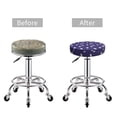 thumbnail image 3 of Uemuo Astronaut Rabbit Pattern Round Bar Stool Seat Covers Washable Stool Cushion Slipcover Elastic Bar Chair Covers-12 inch, 3 of 7