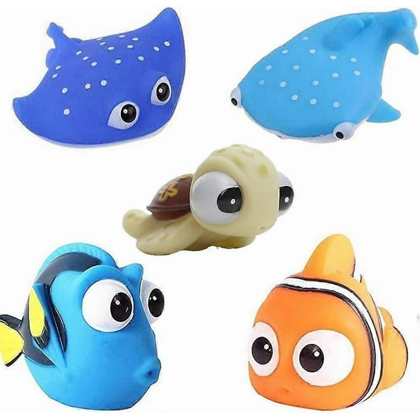 Bath Toys for Toddlers, Boys and Girls, Baby Bath, Cute Fish Toys, Joyful Underwater Story, Water Splash